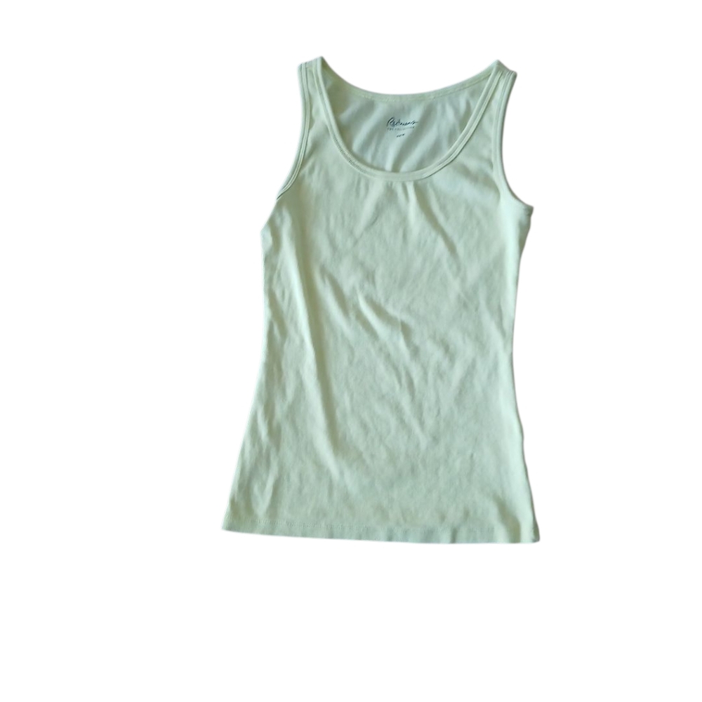 Reitman's Neon Yellow Ribbed Tank‎
